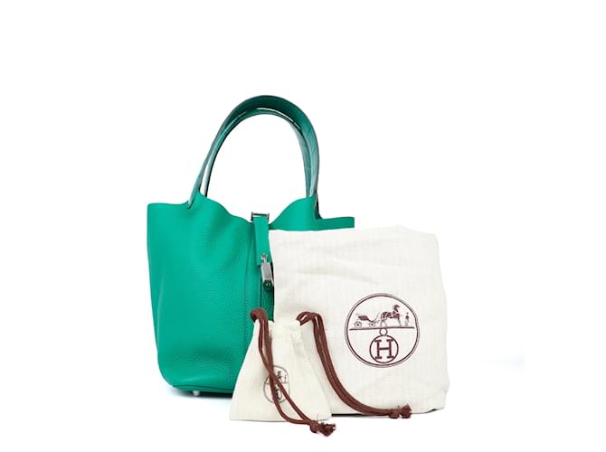 Hermès - Picotin Touch 22 bag Verde - vista 9