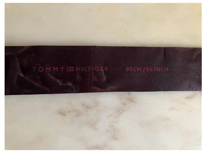 Tommy Hilfiger Gürtel aus braunem Leder - Ansicht 6