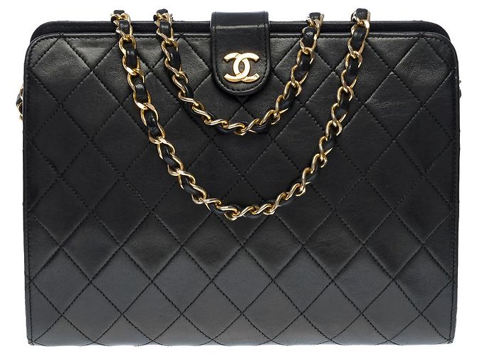 Classique Sac CHANEL en Cuir Noir - 101330 - vue 2