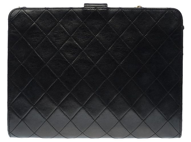 Classique Sac CHANEL en Cuir Noir - 101330 - vue 3