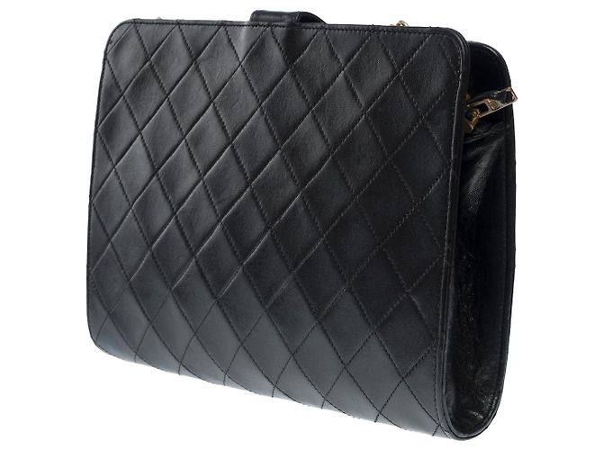 Classique Sac CHANEL en Cuir Noir - 101330 - vue 5