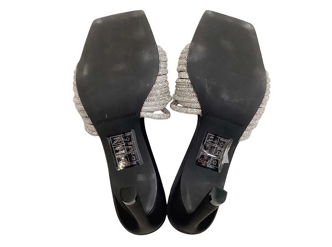 Sandalias negras Lena con adornos de cristal de Jonathan Simkhai - vista 11
