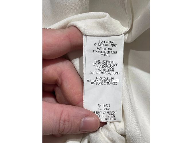 HELMUT LANG Jacken T.International M Viskose Weiß - Ansicht 5