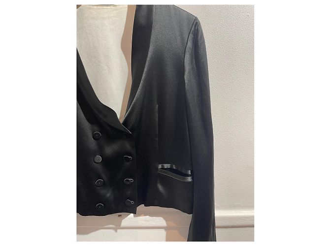 Chloé CHLOE Jacken T.FR 38 Viskose Schwarz - Ansicht 2