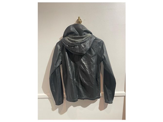 Céline CELINE Jacken T.FR 34 Leder Schwarz - Ansicht 2