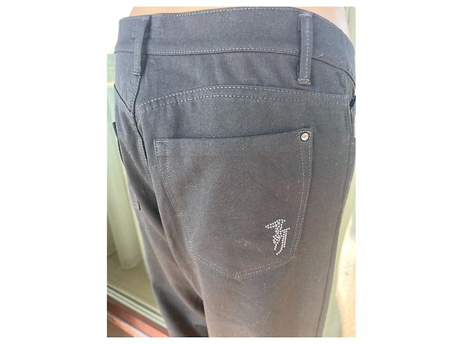 Pantalones negros Trussardi Jeans - vista 4