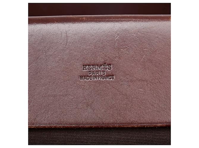 Hermès Hermes Brown Herbag Cabas MM Marrone Marrone scuro - vista 6
