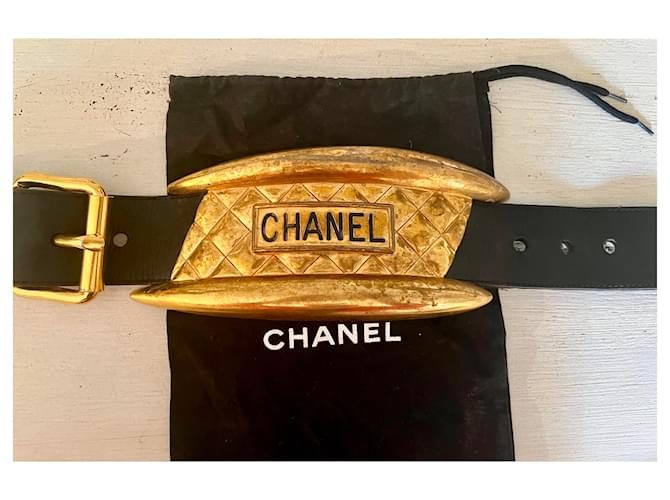 Chanel Cinturones Negro - vista 2