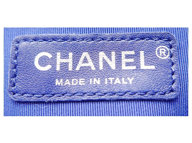 Chanel Urban Spirit Backpack Blue Lamb Leather - view 10