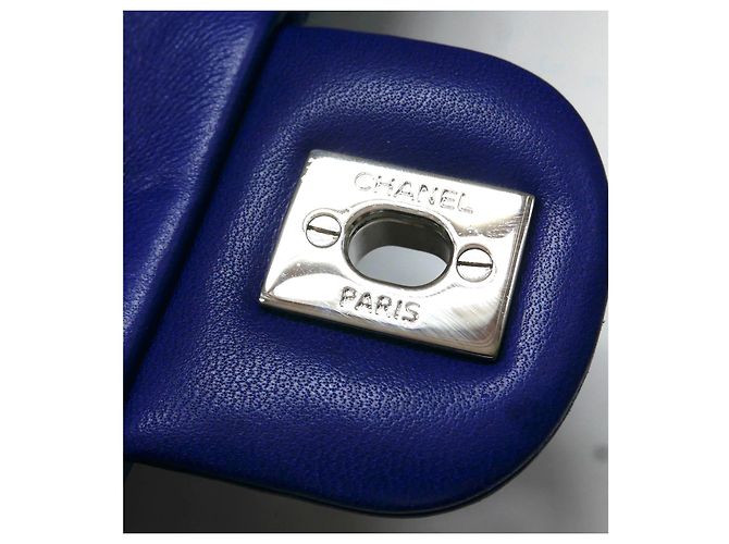Chanel Urban Spirit Backpack Blue Lamb Leather - view 8