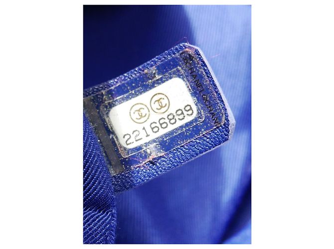 Chanel Urban Spirit Backpack Blue Lamb Leather - view 9