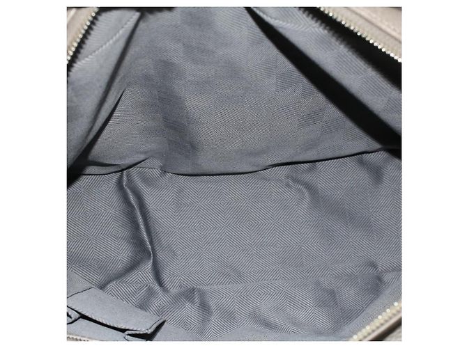 LOUIS VUITTON Borsa a tracolla Naxos Pelle Grigia LV Auth am4782 Marrone - vista 11