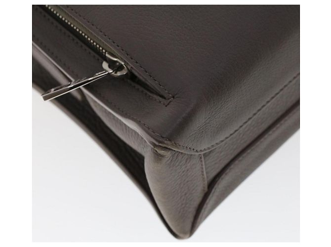 LOUIS VUITTON Borsa a tracolla Naxos Pelle Grigia LV Auth am4782 Marrone - vista 15