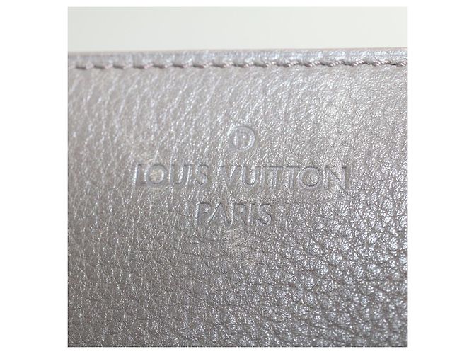 LOUIS VUITTON Borsa a tracolla Naxos Pelle Grigia LV Auth am4782 Marrone - vista 18