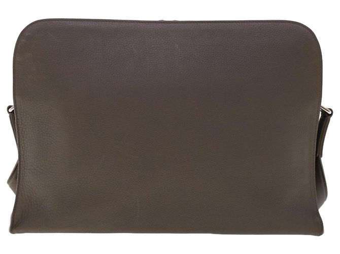 LOUIS VUITTON Borsa a tracolla Naxos Pelle Grigia LV Auth am4782 Marrone - vista 2