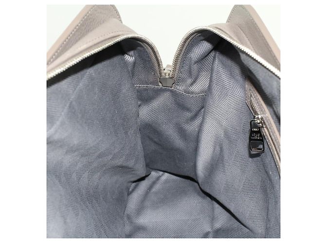 LOUIS VUITTON Borsa a tracolla Naxos Pelle Grigia LV Auth am4782 Marrone - vista 21