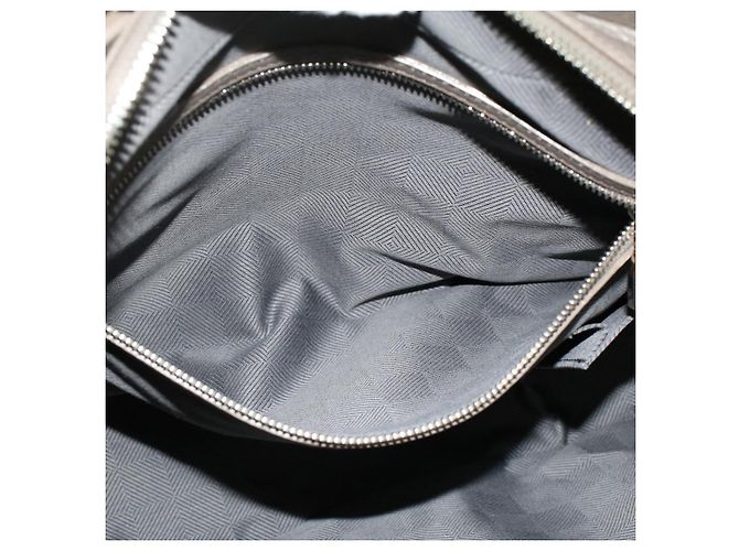 LOUIS VUITTON Borsa a tracolla Naxos Pelle Grigia LV Auth am4782 Marrone - vista 23