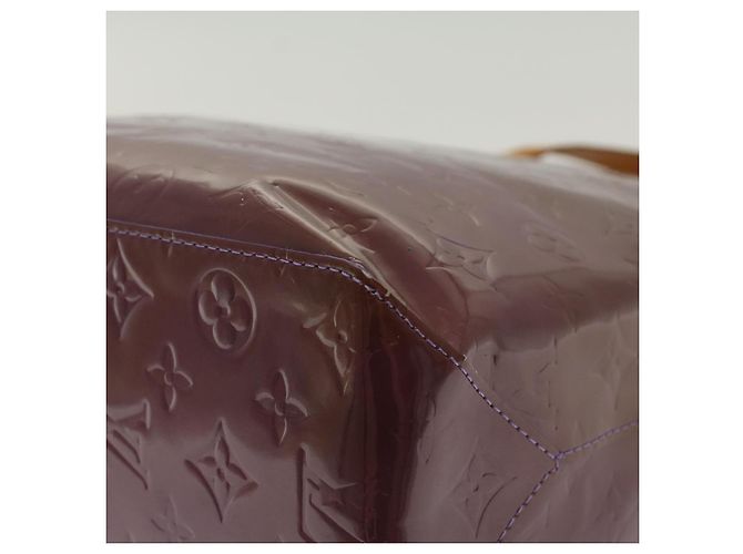 LOUIS VUITTON Monogramm Vernis Reade MM Einkaufstasche Viole M91087 LV Auth 49254 Lila - Ansicht 15