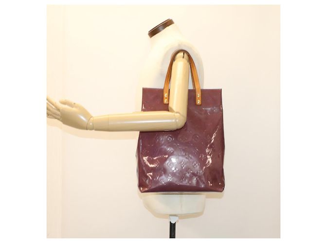 LOUIS VUITTON Monogramm Vernis Reade MM Einkaufstasche Viole M91087 LV Auth 49254 Lila - Ansicht 21