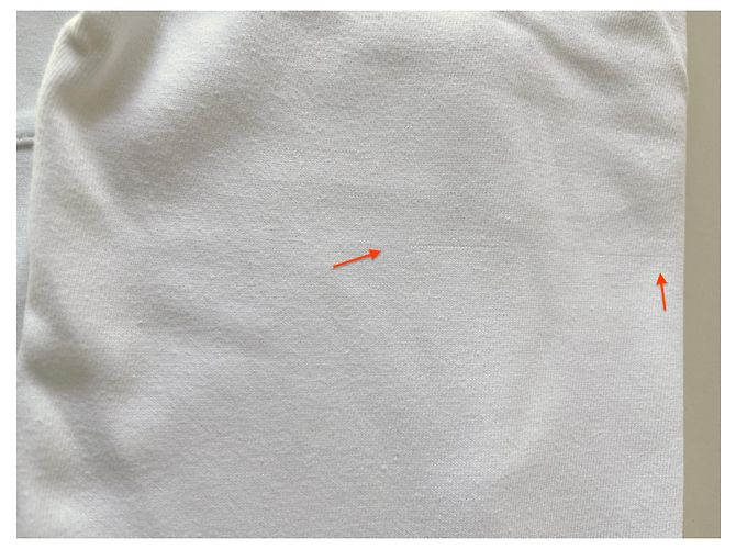 Autre Marque Mât de misaine Camiseta oversized de algodão creme Cru - vista 10