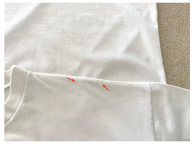 Autre Marque Mât de misaine Camiseta oversized de algodão creme Cru - vista 9
