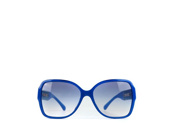 CHANEL Occhiali da sole T.  plastica Blu - vista 2