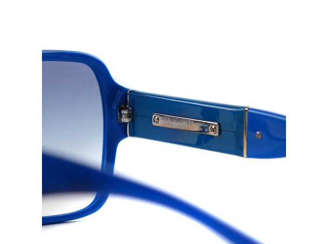 CHANEL Occhiali da sole T.  plastica Blu - vista 6