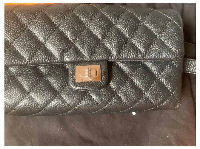 Mademoiselle Chanel 2.55 Marsupio nero in pelle - vista 10