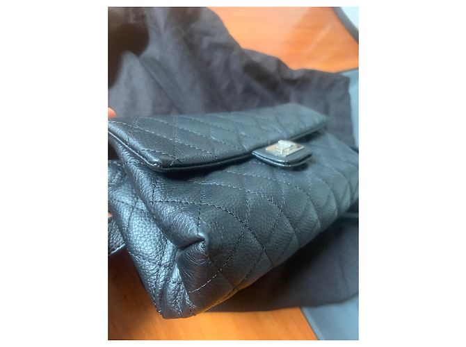 Mademoiselle Chanel 2.55 Marsupio nero in pelle - vista 3
