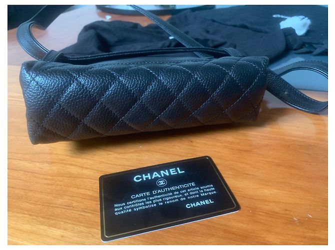 Mademoiselle Chanel 2.55 Marsupio nero in pelle - vista 9