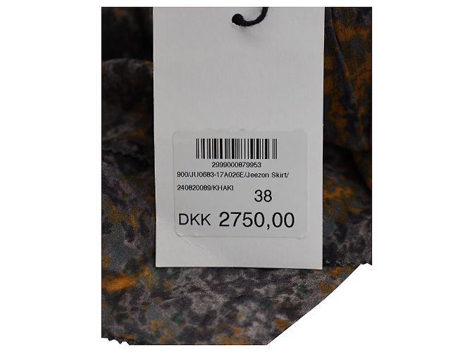 Gonna con volant Isabel Marant Étoile Jeezon in viscosa multicolor Stampa python - vista 6