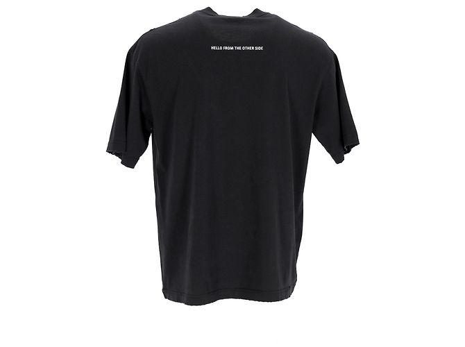 Everyday Balenciaga T-Shirt mit Alien-Print aus schwarzer Baumwolle - vue 3