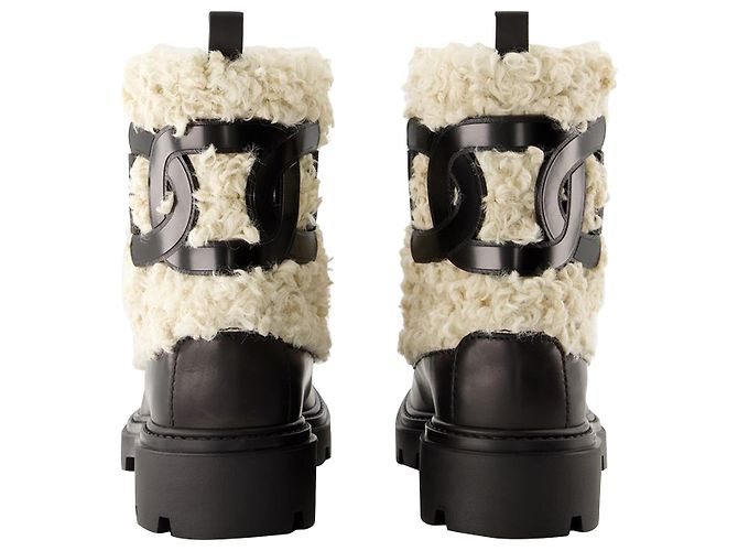 Gomma Catena Stiefel – Tod's – Leder – Schwarz - vista 3