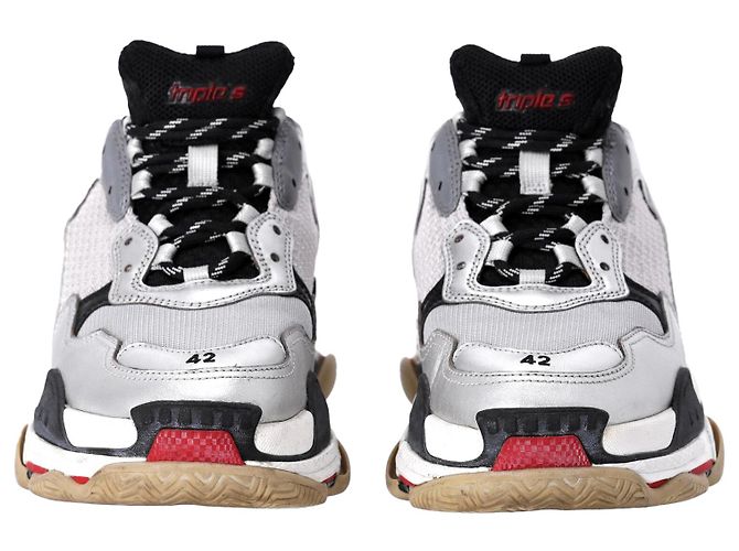 Balenciaga Triple S Sneakers in Multicolor Polyester - view 2