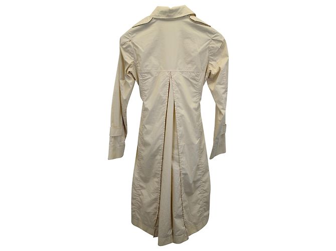 Trench Coat Fendi em Seda Bege - vista 2