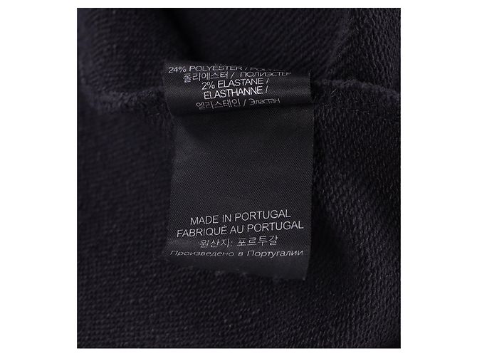 Vêtements Vetements J'adore Hardcore Sweat à capuche imprimé en coton noir - vue 6