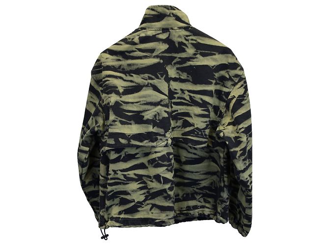 Giacca con zip frontale stampata Alexander Wang in cotone multicolore - vista 2