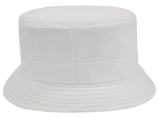 Hermès Cappello da pescatore Hermes Chapeau James in cotone bianco - vista 2