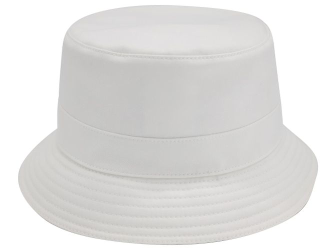Hermès Cappello da pescatore Hermes Chapeau James in cotone bianco - vista 3
