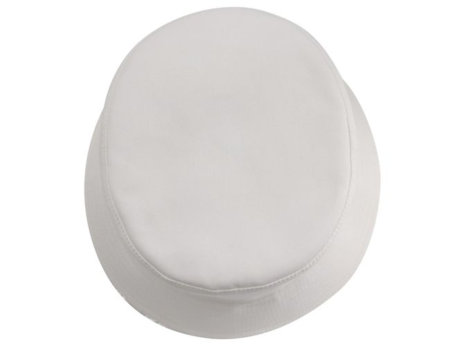 Hermès Cappello da pescatore Hermes Chapeau James in cotone bianco - vista 5