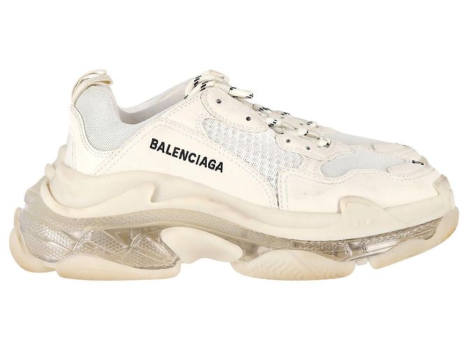 Everyday Balenciaga Triple S Sneakers aus beigem Polyurethan - Ansicht 12