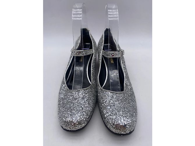 Tacchi Saint Laurent T.EU 37.5 Glitter - vista 3