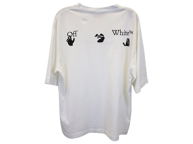 Off White Off-White Outfit Came From Italy T-Shirt aus weißer Baumwolle - Ansicht 2