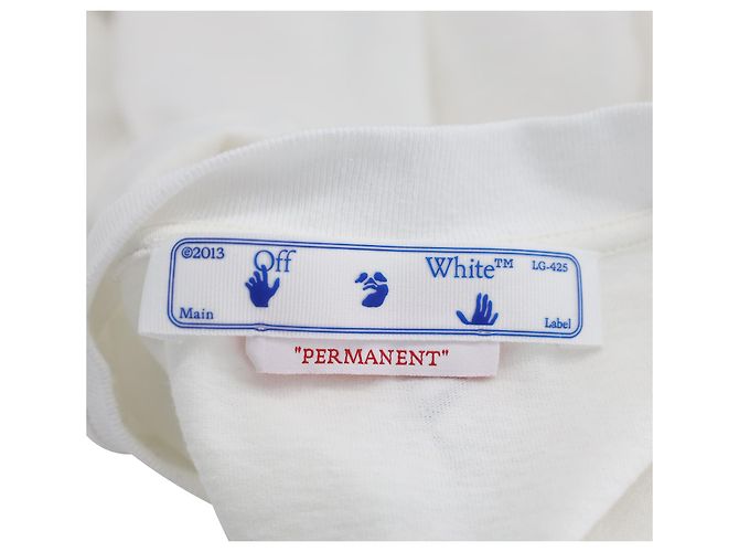 Off White Off-White Outfit Came From Italy T-Shirt aus weißer Baumwolle - Ansicht 3