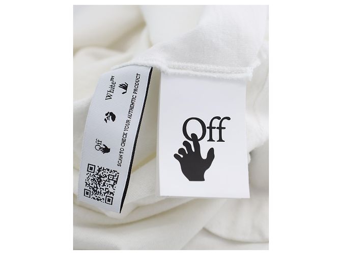 Off White Off-White Outfit Came From Italy T-Shirt aus weißer Baumwolle - Ansicht 4