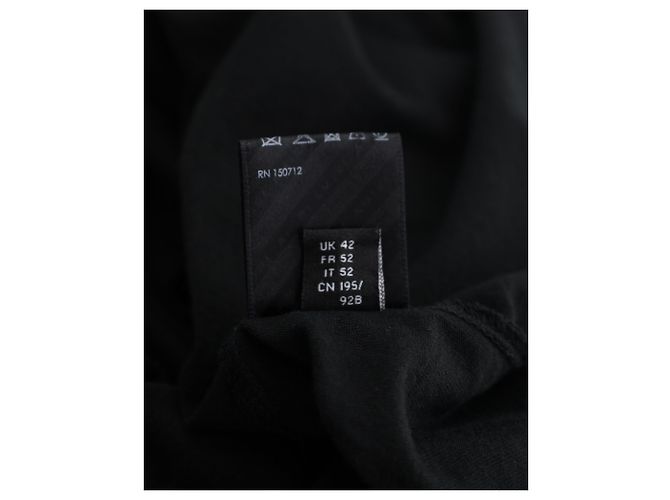 T-shirt stampata Amiri sizeCW in cotone nero - vista 5