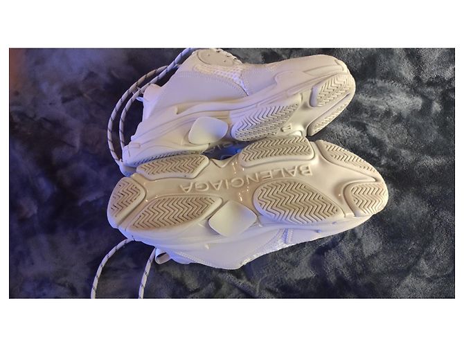 Sneakers Balenciaga Triple S Beige - vista 6