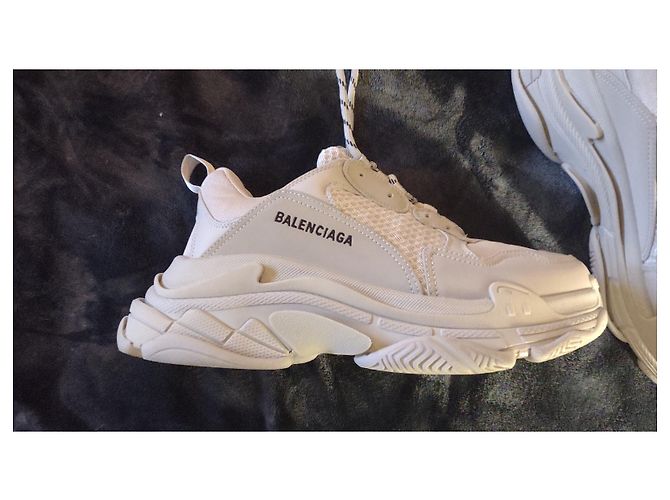 Sneakers Balenciaga Triple S Beige - vista 7