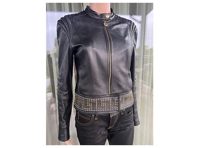 Versace For H&M Abrigos, Ropa de calle Negro - vista 6