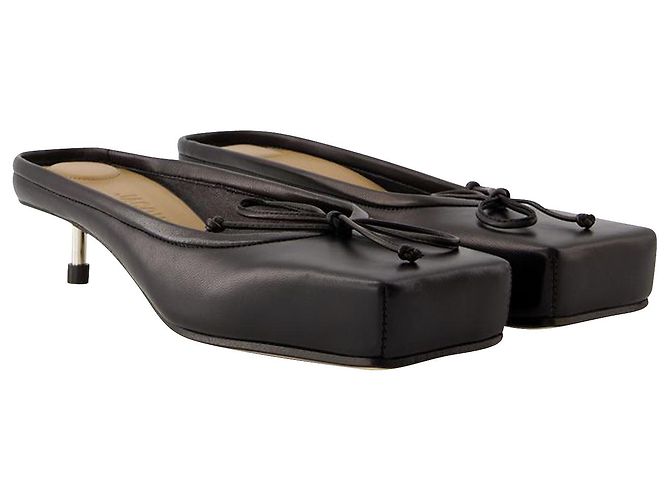 Ballet Sandals - Jil Sander - Leather - Black - view 2